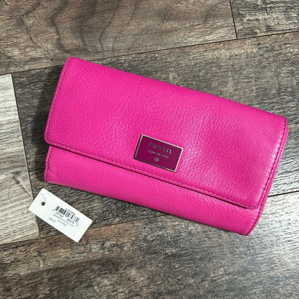 Fossil Vibrant Pink Women's Wallet